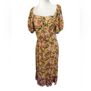 3/25🤗 Luxology sundress. Elastic neckline,flowy bottom of dress. colorful print